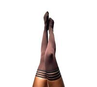 Kix'ies Thigh-highs-1337C-BRN Thigh-Highs Brown 12.5