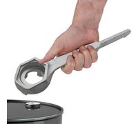 Kixolazr Aluminum Drum Wrench - Oil Barrel Wrench Tool,Quick Opening Metal Barrel Opener Fit 2-Inch and 3/4-Inch Bung Cap for Racing Oil Bucket