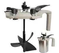 Kixolazr Automotive Paint Mixing Tool | Car Paint Mixer Stir Lid,Universal Hand Tools for Gallon Can, Drip Free Dispenser, Automotive Mixing Lid