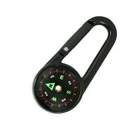 Kixolazr Carabiner Compass, Carabiner Clip On Compass, Pocket Compass with Clear Scale for Exploration, Field Practice, Mountaineering, Hiking, Camping
