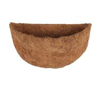 Kixolazr Coco Liners For Planters - Half Round Coco Coir Basket Replacement, Natural Fibre Insert For Garden Flower Pots & Hanging Baskets