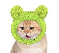 Kixolazr Dog Bear Hat - Cute Plush Pet Hat | Cold Weather Gear Pet, Warm Pet Apparel For Dogs And Cats Weigh Range Of 1.5-8KG, Christmas