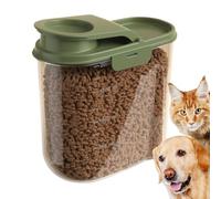 Kixolazr Dog Food Storage Container - 2L Pet Food Bin | Large Airtight Visible Anti-moisture Dust-proof Grain Dispenser for Home Garage Pantry Barn Farm Rice Cereal Soybean Flour