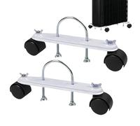 Kixolazr Electric Oil Heater Bracket | Mobile Radiator Stand - 360 Degree Rotating Casters Swivel Replacement Wheels | for Home Living Room Garage Workshop Small Apartment