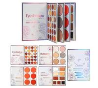 Kixolazr Face Makeup Palette | 4-Layer 45-Color Portable Professional - Eye Face Make Up Contour Palette | for Eye Ch irls Girlfriend Commuting Dating Photoshoot Wedding