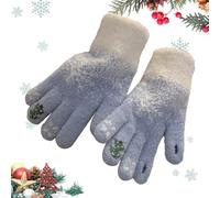 Kixolazr Gloves for Women | Touchscreen Driving Gloves with Christmas Tree Design - Soft Cozy Mittens for Women Work Cycling Driving Skiing Typing Outdoor Sports
