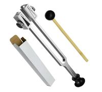 Kixolazr Healing Tuning Forks,Body Tuners Healing Instrument | Adjustable Sensory Diagnostic Tool with Hammer, Aluminum Alloy Meditation Instrument for Sound Healing