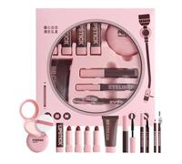 Kixolazr Makeup Cosmetics Kit,9X Beginners Long Lasting Makeup Cosmetics - Lipsticks Powder Daily Cosmetics for Women Girls for Dating, Photography