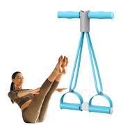 Kixolazr Pedal Puller - Yoga Stretch Bands | 4 Tube Auxiliary Device Exercise Equipment Tension Rope for Waist Leg Arm Abdomen Slimming Fitness Training Workout Men Home Gym Stretching