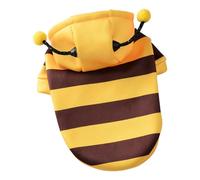 Kixolazr Pet Bee Halloween Costume,Dog Bee Costume Halloween Pet Hoodies | Skin Friendly Cat Holiday Cosplay Warm Clothes for Small Medium Pets Dogs