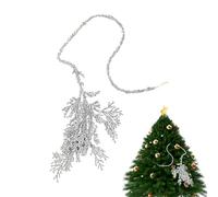 Kixolazr Pine Branches | Ornaments Glitter 29.52IN,Christmas Picks For Tree,for Winter Holiday Indoor Fireplace Outdoor Home Mantle Fall Table