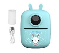 Kixolazr Pocket Printer,1000mAh BT Connectivity Inkless Printers - Label Maker, Includes 1 Roll of Paper, Compact Small Wireless Printer for To-Do Lists, Journaling