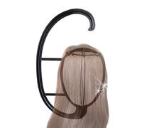 Kixolazr Wig Stands for Women,Hangable Wig Display Stand | Detachable Hangable Portable Foldable Hook Type Fake Hair Shelf for Elderly Theater Retail Store Salon Women