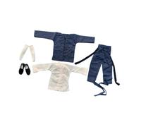 KIXZSAZ 1/6 Chinese Traditional Clothes Versatile Dress Up Option Realistic Doll Settings 1/6 Scale Top Coat with Pants Model for Action Figures. for 12 Inch Action Figure Body. Scale Figures Kung Fu