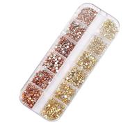 KIXZSAZ 1 Bag Glass Crystal Small Easy to Paste Excellent Gloss Perfect Match Shining Nail Rhinestones for Mobile Phone, Type 2