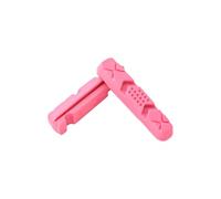 KIXZSAZ 1 Pair Brake Pad Braking Fitting Mute Wheels Stopping Clamp Cycling Accessories Block Pads Bikes Part for Replace, Pink