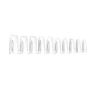 KIXZSAZ 1 Set False Nail Wear-resistant Manicure Stickers Adjustable Unique Design Half Paste Easy to Wear Magnificent Paster, Type 3