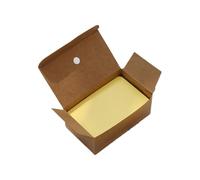 KIXZSAZ 100pack/lot Environmentally Friendly Blank Flash Cards For Business Crafting Business Cards Message Kraft Paper, Yellow