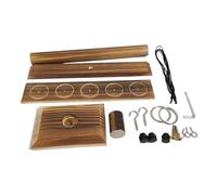 KIXZSAZ 19piece Fun Game For Adults Easy To Assemble Hook And Ring How To Play Ring Toss Game Handmade Wooden Ladder