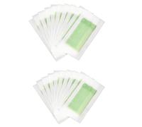 KIXZSAZ 20 Pcs Hair Removal Waxing Strips Applicable to Underarm Face Easy for Operation Kit for All Skin Types Sensitive Skin