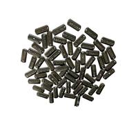 KIXZSAZ 20 Pieces Alloy Letter Charm Set Motivational Charms Smooth Rectangle Hanging Pendant for Necklace Bracelets Making, Black