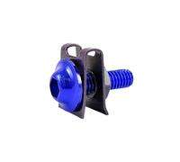 KIXZSAZ 20 Pieces Motorcycle Body Screw Aluminum Alloy Motorbike Modification Screws Replacement Part Repairing Maintenance, Blue