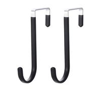 KIXZSAZ 2pcs an Original and Elegant No Punching Solution for Your Home Decor Needs Easy to Install Stainless Steel Originality, Black