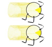 KIXZSAZ 2x Soccer Top Bins Target Net Sturdy Construction Easy To Attach And Detach Durable For Long-lasting Polyester