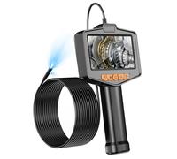 KIXZSAZ 3 Inch Screen Industrial Inspection Instrument Pipeline Peep Mirror 170° Viewing Angle IP67 Waterproof 9 LED Lights, 2M 8.0MM Single head, B311