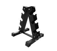 KIXZSAZ 3 Tier Dumbbell Rack Compact And Space Saving Vertical Stand For Fitness Weights Stylish DesignThe Shelf Fits Dumbbells And Is Firm And Secure For Optimal Storage.