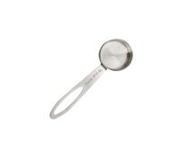 KIXZSAZ 30ml Large Capacity Coffee Scoop Measuring Spoon Unique Round Practical Option for Coffee and Milk Measurements Scoop for Ground Bean, Stainless Handle, 140x43mm