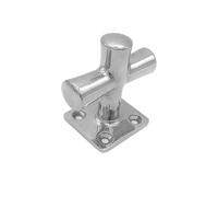 KIXZSAZ 316 Stainless Steel Cleat Crosses Single Boat Base Bollard Ship Marine Yacht Dock Tie Deck Duty Corrosion Resistance