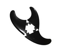 KIXZSAZ 3Pcs Surfer Fin Small Surfboard Fins Replacement Multifunctional Simple Installation Surfing Accessories Outdoor Sporting Sea, Black