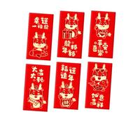 KIXZSAZ 3set Red Envelope Red Spring Festival Envelope Year of Dragon Attract Wealth Easy to Carry Unique Shape Materials