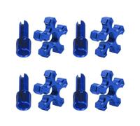 KIXZSAZ 4pack/lot Efficient Performance Clutches Cable Wire Adjuster With High Torsion Resistance Motorcycle Slotted Screws, blue