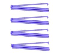 KIXZSAZ 4piece Acrylic Mahjong Tile Game Racks Mah Jong Experience 18 Inch Modern American Majiang Tile Rack Pushers Arm Kit, B