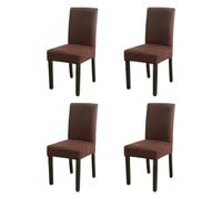 KIXZSAZ 4piece Wide Application Chair Covers Durable And Easy To Assemble Suitable For Various Chairs Plush Chair Cover For Home, coffee