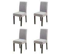 KIXZSAZ 4piece Wide Application Chair Covers Durable And Easy To Assemble Suitable For Various Chairs Plush Chair Cover For Home, light gray