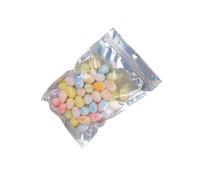 KIXZSAZ 50pcs/set Mini Artificial Easter Eggs Easter Decorations Whimsical Spring Home Accent Simple And Convenient Artificial Bird Egg Ornament Holiday Decor, white egg spots, 2x2.5cm