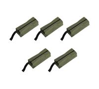 KIXZSAZ 5xTool Pouch Tote Bag Zippered Zipper Fine Workmanship Wear-Resistance Organization Storage Bags Hardware Container, Green, Small Size