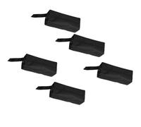 KIXZSAZ 5xTool Pouch Tote Bag Zippered Zipper Fine Workmanship Wear-Resistance Organization Storage Bags Hardware Container, Black, Small Size