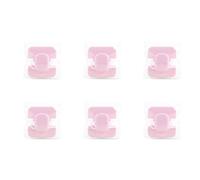 KIXZSAZ 6pcs, Carabiner, Refrigerator Durable, Long-Lasting, Cabinet Doors, Drawers, refrigerators, and That can be Open, Pink