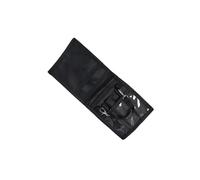 KIXZSAZ 900D Polyester Nursing Storage Bag Compact Multiple Front Pockets Practical Nursing Essentials and Accessories Pharmacists Dentists Medicals Assistant Practical, Black, 11.5 x26 cm