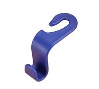 KIXZSAZ ABS Auto Headrest Hook Hanging Replacement Heavy Duty Mini ple Style Plastic Bag Hanger Bracket Rack Accessories, Blue