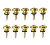 KIXZSAZ Acoustic Guitar Straplock Button Innovative Mushroom Head Strap Lock Buttons Addition For Ukulele Bass Electric Guitar Electric Strap Button Lock Buttons
