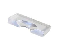 KIXZSAZ Acrylic Billiard Chalk Holder Clear Essential Billiards Accessory For Effective Cue Ball Positioning Securely Holds Ball In Place Acrylic Billiard Chalk Holder Locator Clear, 57.2MM