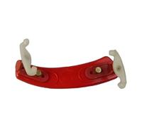 KIXZSAZ Adjustable Colorful Violin Fiddle Shoulder Rest Pad Holder Durable Exquisite Violin Fiddle Parts Accessories Shoulder Rest Pad Holder Adjustable, Red, 1-4 1-8
