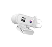 KIXZSAZ Advanced Autofocus Webcam for Live Streaming 4K Full HD Video Resolution, White, 2k