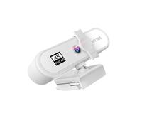 KIXZSAZ Advanced Autofocus Webcam for Live Streaming 4K Full HD Video Resolution, White, 4k