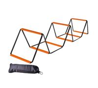 KIXZSAZ Agility Ladder Training With Soccer Agility Ladder Maximizing Efficiency And Speed Improvements Is For Various Athletic Training Soccer Equipment , Black Orange , 8 Grids With Bag